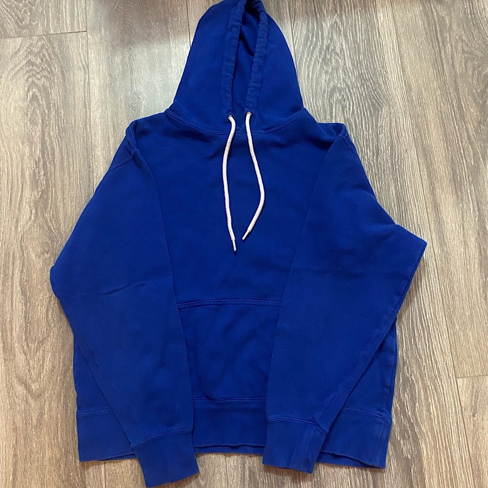 Blue hoodie